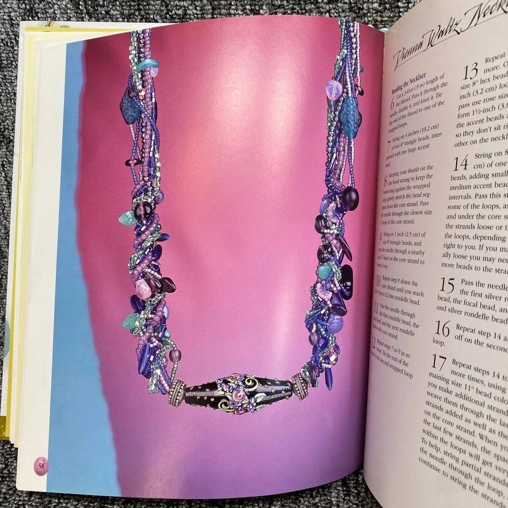Lark Books One Big Beautiful Bead Sarah McConnell Hardcover Jewelry Making Craft